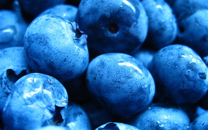 Some blueberries, fresh fruit Wallpapers Pictures Photos Images