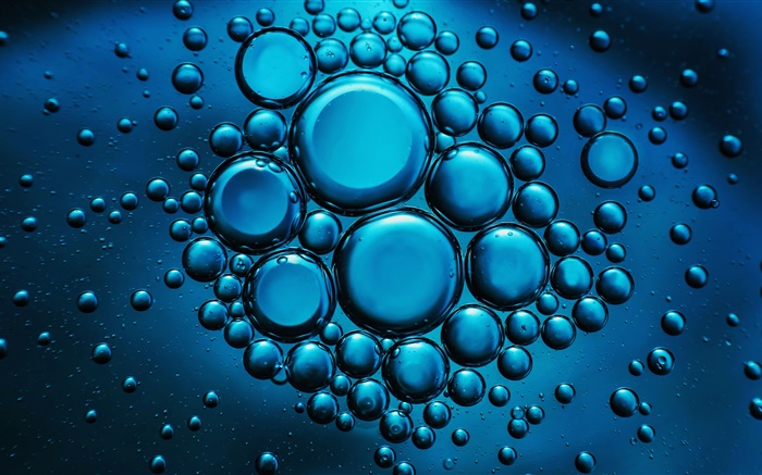 Blue bubbles Wallpapers Pictures Photos Images